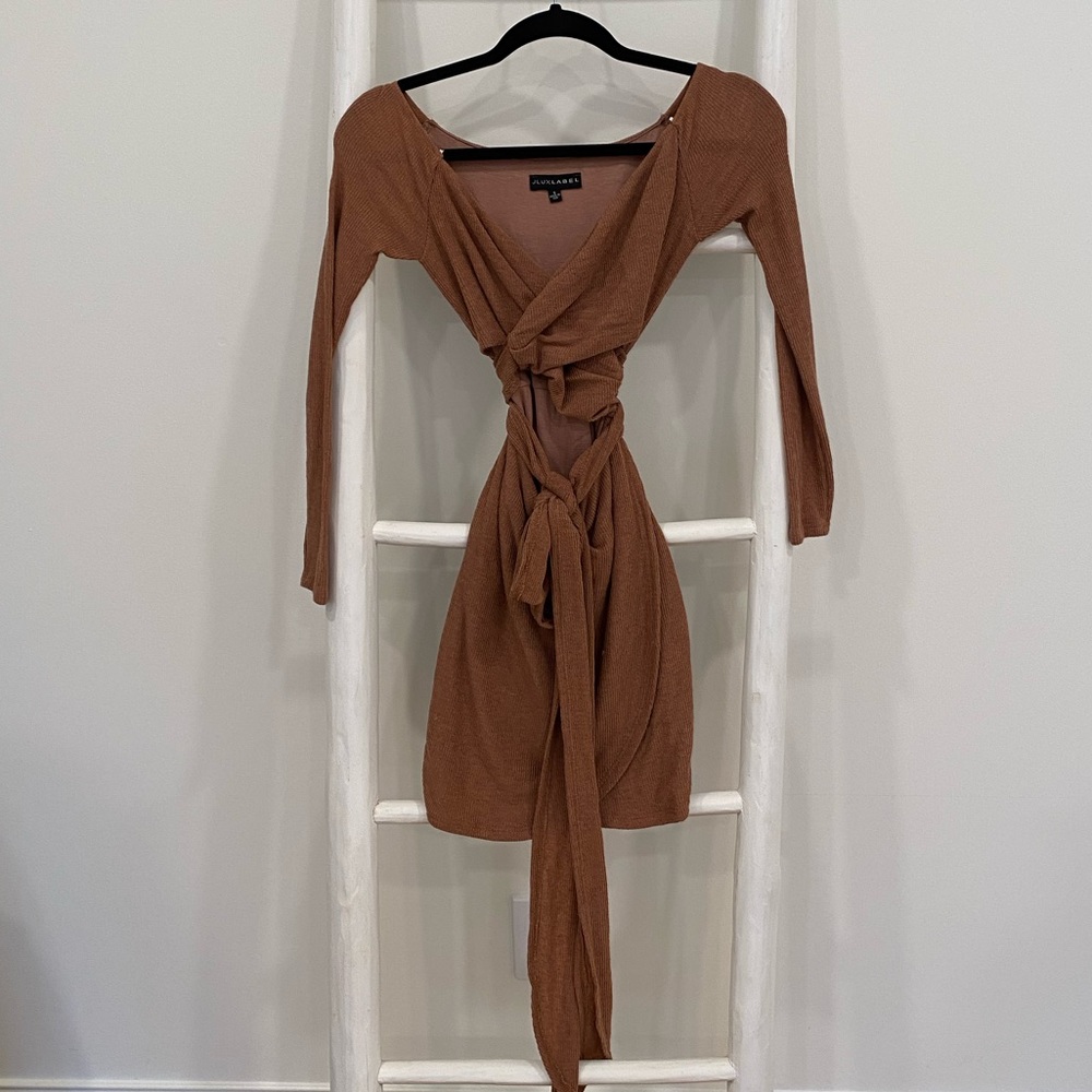 JLUXLABEL Mini Wrap Dress